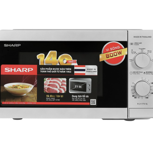 Lò Vi Sóng Sharp R-211TV-SL 21 Lít 800W