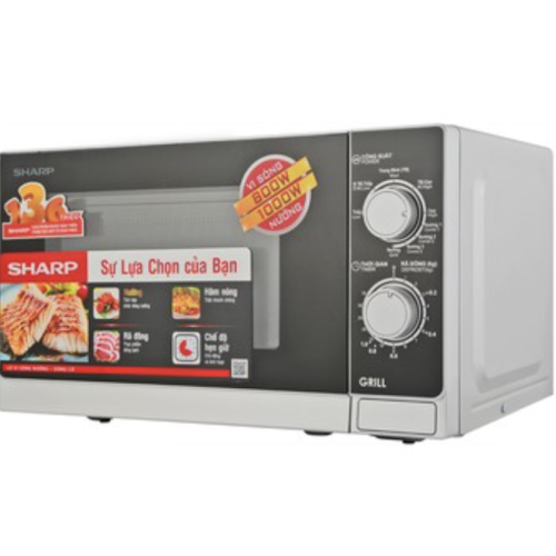 Lò Vi Sóng Có Nướng Sharp R-G222VN-S 20 Lít 800W