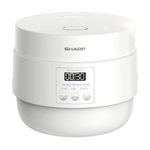 Nồi Cơm Điện Sharp KS-COM100DV-WH 1.0 Lít
