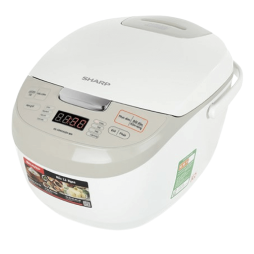Nồi Cơm Điện Tử Sharp KS-COM191EV-WH 1.8 Lít