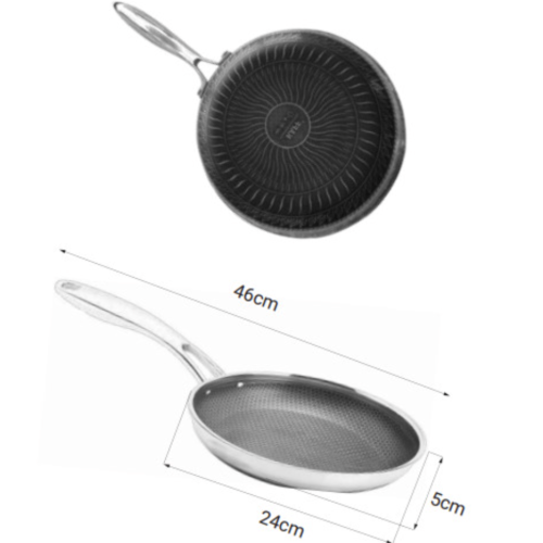 Chảo Inox Chống Dính Tổ Ong KAFF KF-245IOHC
