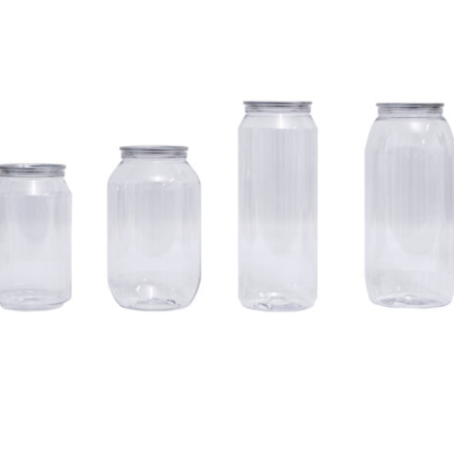 Lon nhựa PET nắp nhôm xé Unibar 500ml Dáng Mập