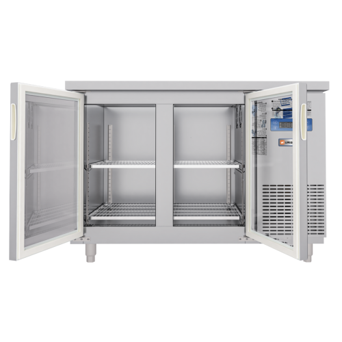 Tủ bàn mát quạt gió Unibar 2 cánh mở kính UB-2MK1275 1200x750x850mm