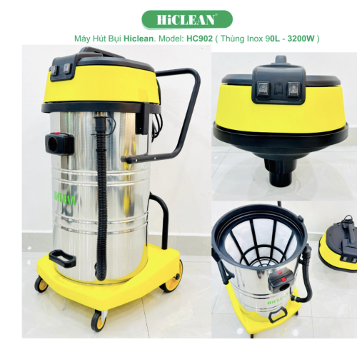 Máy hút bụi công nghiệp HiClean HC902