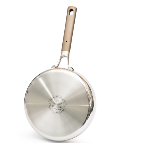 CHẢO INOX 304 LIỀN KHỐI PHỦ TITANIUM KALPEN DAUER TD28