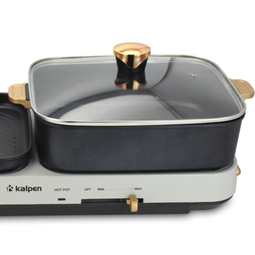 Bếp lẩu nướng hai khay tháo rời Kalpen PP99