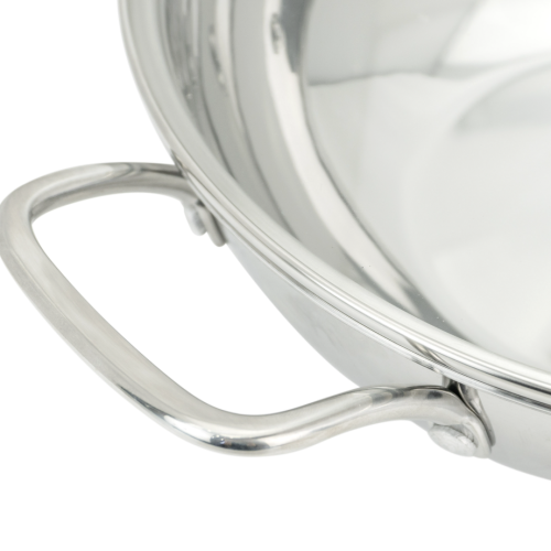 Chảo xào Inox 304 liền khối Kalpen Lager LX30