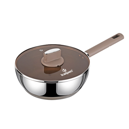 Chảo Inox 304 liền khối phủ Titanium Kalpen Shield TS26