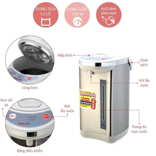 Bình thủy điện Khaluck.Home KL-935