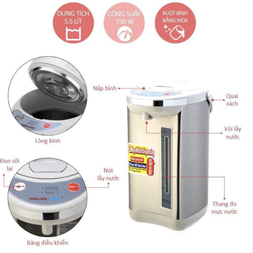 Bình thủy điện Khaluck.Home KL-955