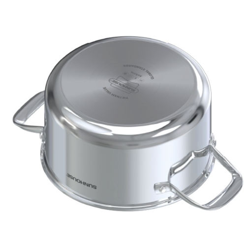 Bộ nồi inox Sunhouse Healthy SHG826
