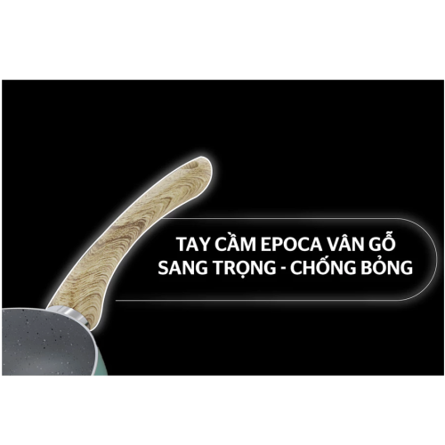 Chảo sâu chống dính vân đá Sunhouse Clover CL22S