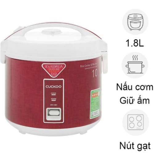 Nồi Cơm Điện Cuckoo CR-1081/RDWHVN