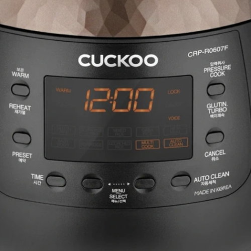 Nồi cơm điện tử áp suất Cuckoo CRP-R0612F/BKSBCRVNCV