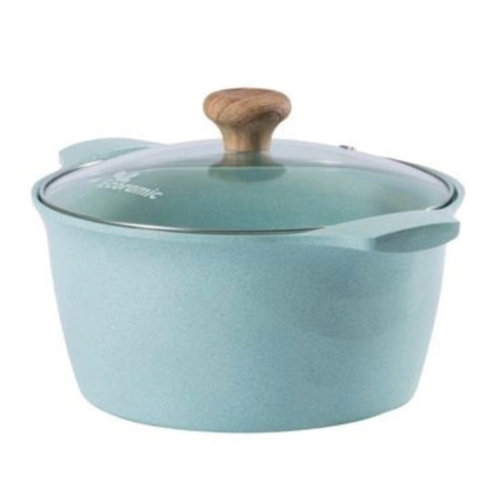 Nồi đúc vân đá đáy từ Ecoramic Platinum EPT-18SP 18cm