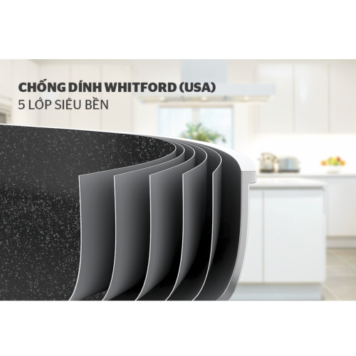 Chảo sâu chống dính đáy từ Sunhouse SHS28MRD