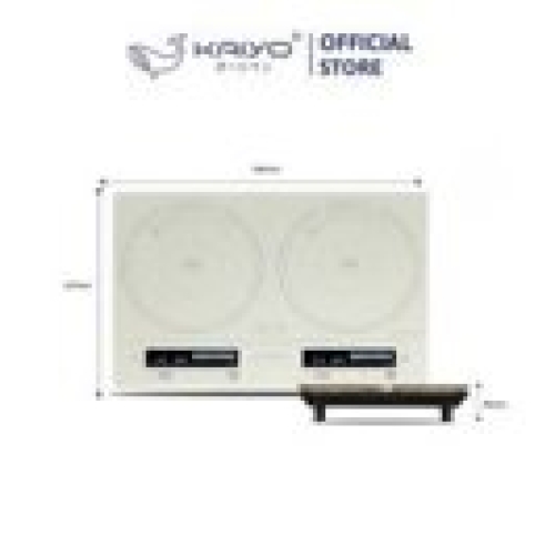 Bếp từ đôi Kaiyo KIH-4076 - Công suất 3300W, cảm ứng thông minh, nấu ăn nhanh tiết kiệm điện