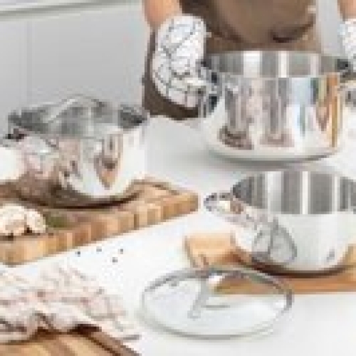 Nồi inox thân đáy liền Tri-Ply Classic Pro Kaiyo 24cm KIC-6605