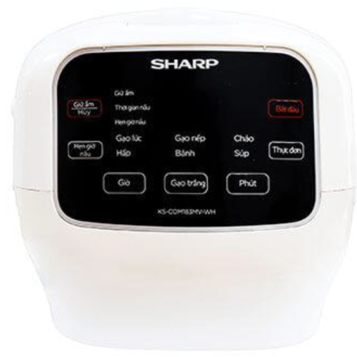 Nồi Cơm Điện Tử Sharp KS-COM183MV-WH 1.8 Lít