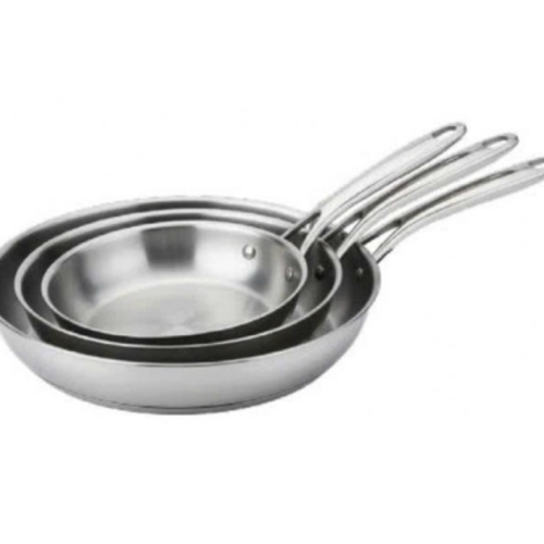 Bộ 3 Chảo Inox 304 KAFF KF-Fr202428304