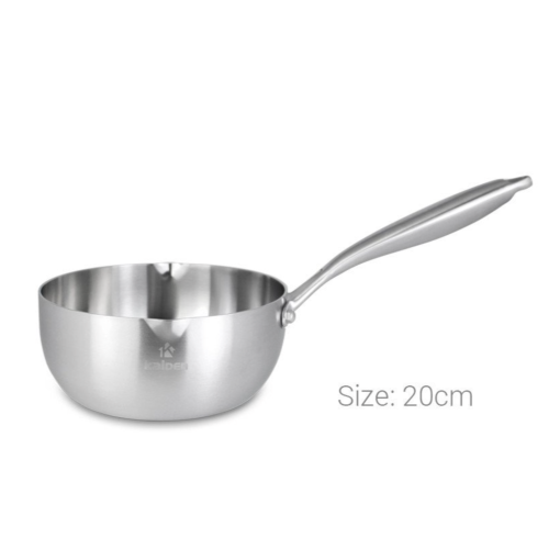 Chảo Inox 304 Liền Khối Miệng Rót Kalpen Lager LG20