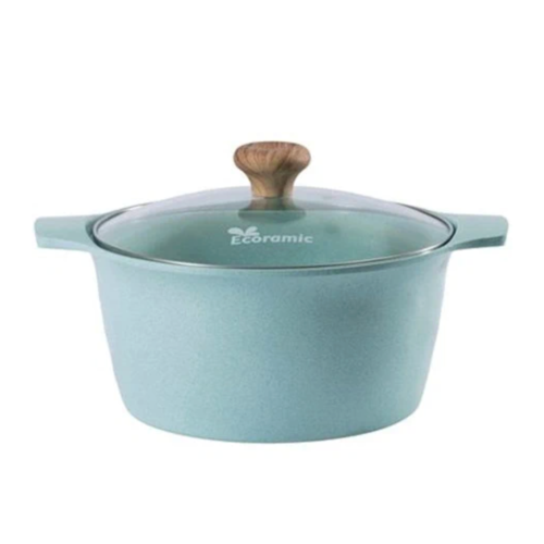 Nồi đúc vân đá đáy từ Ecoramic Platinum EPT-18SP 18cm