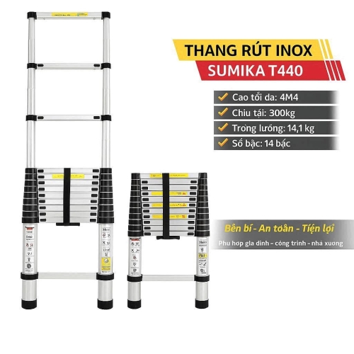 Thang rút inox SUMIKA T440