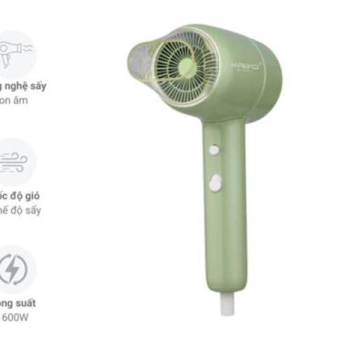 Máy sấy tóc Kaiyo KHD-4182 - Công nghệ ion âm bảo vệ tóc, sấy nhanh 1600W
